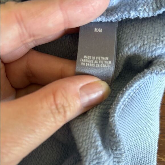 Aerie blue sequin PARTY sweatshirt M - Picture 3 of 12